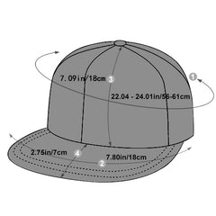 Donut Brim Snapback Hat Unisex Hip Hop Sunscreen Baseball Cap Golf Dad Hats