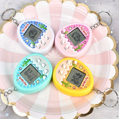 Electronic Pet Machine Handheld Game Pet Egg Virtual Rabbit Keychain