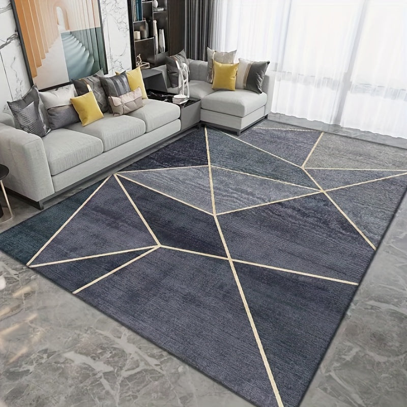 Nordic Geometric Floor Carpet Non Slip Rug Machine Washable