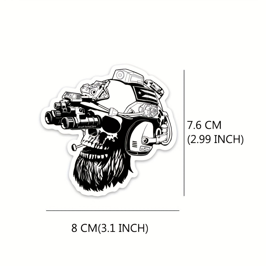 Military Tactical Stickers Notebook Stickers Polyethylene Stickers