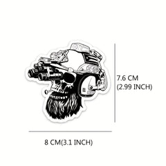 Military Tactical Stickers Notebook Stickers Polyethylene Stickers