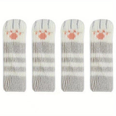 4pcs Durable Chair Leg Socks Protect Furniture from Scratches