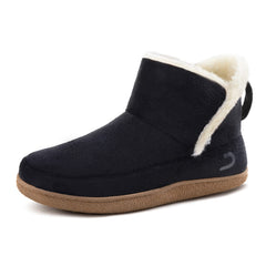Women's Fleece Liner Slip On Slippers Warm Comfort Shoes