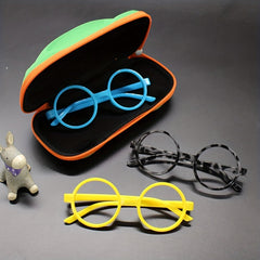 Hard Shell Sunglass Case with Carabiner Zipper