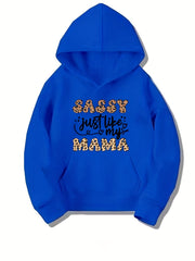 Girls 'Sassy Just Like My Mama' Hooded Sweatshirt - Youth Long Sleeve Pullover