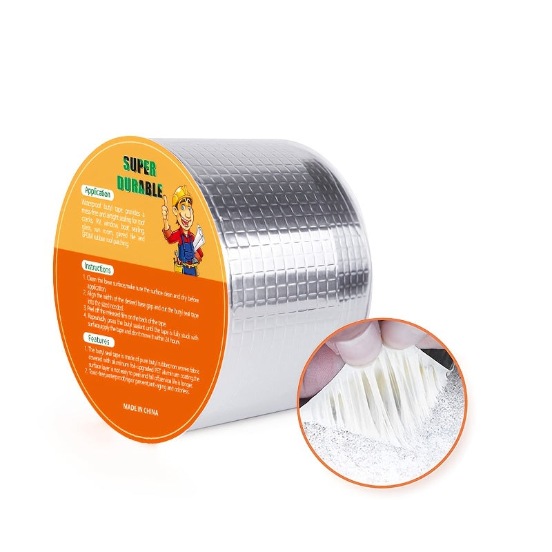Waterproof Aluminum Butyl Rubber Tape for Pipe Roof Leak Window Seal
