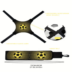 Soccer Kick Trainer Ball Elastic Juggling Net Belt