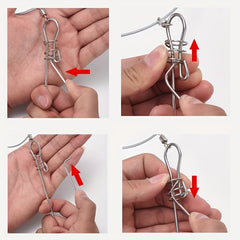 Stainless Steel Fishing Stringer Clip for Freshwater Saltwater