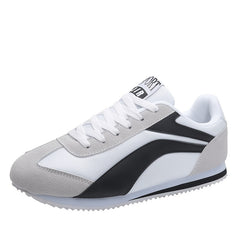 Women's Lace Up Running Shoes Comfortable Flat Shoes Breathable Athletic Sneaker