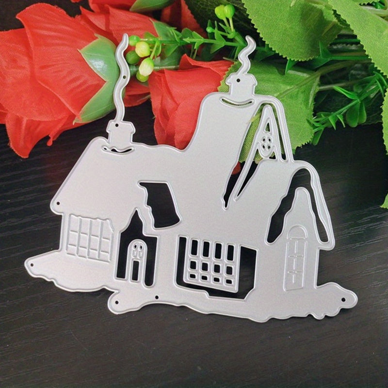 House Building Metal Cutting Dies Stencil DIY Scrapbooking
