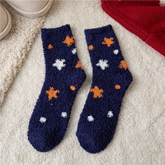 Soft Fluffy Slipper Socks Cozy Warm Winter Socks US5-7.5