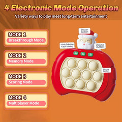 Kids Pop Fidget Game Toys, Stress Pop Light Up Game
