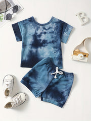 Toddler Boys Tie Dye 2 Piece Outfit