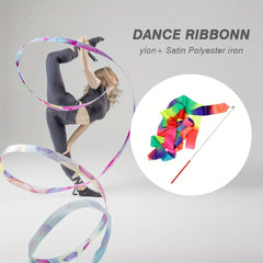 Gradient Gymnastics Ribbon With Stick 2m 4m 78 74in 157 48in
