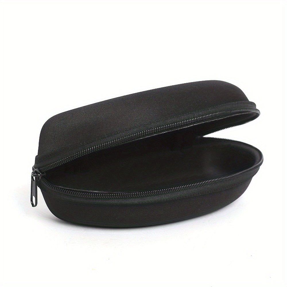 1pc Zipper Glasses Case Casual Decorative Glasses Case