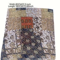 Hot Stamping Scarf Boho Flower Print Headwrap Casual Shawl Women