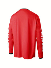Men's Skull Cycling Jersey Fast Dry Long Sleeve Biking Shirt