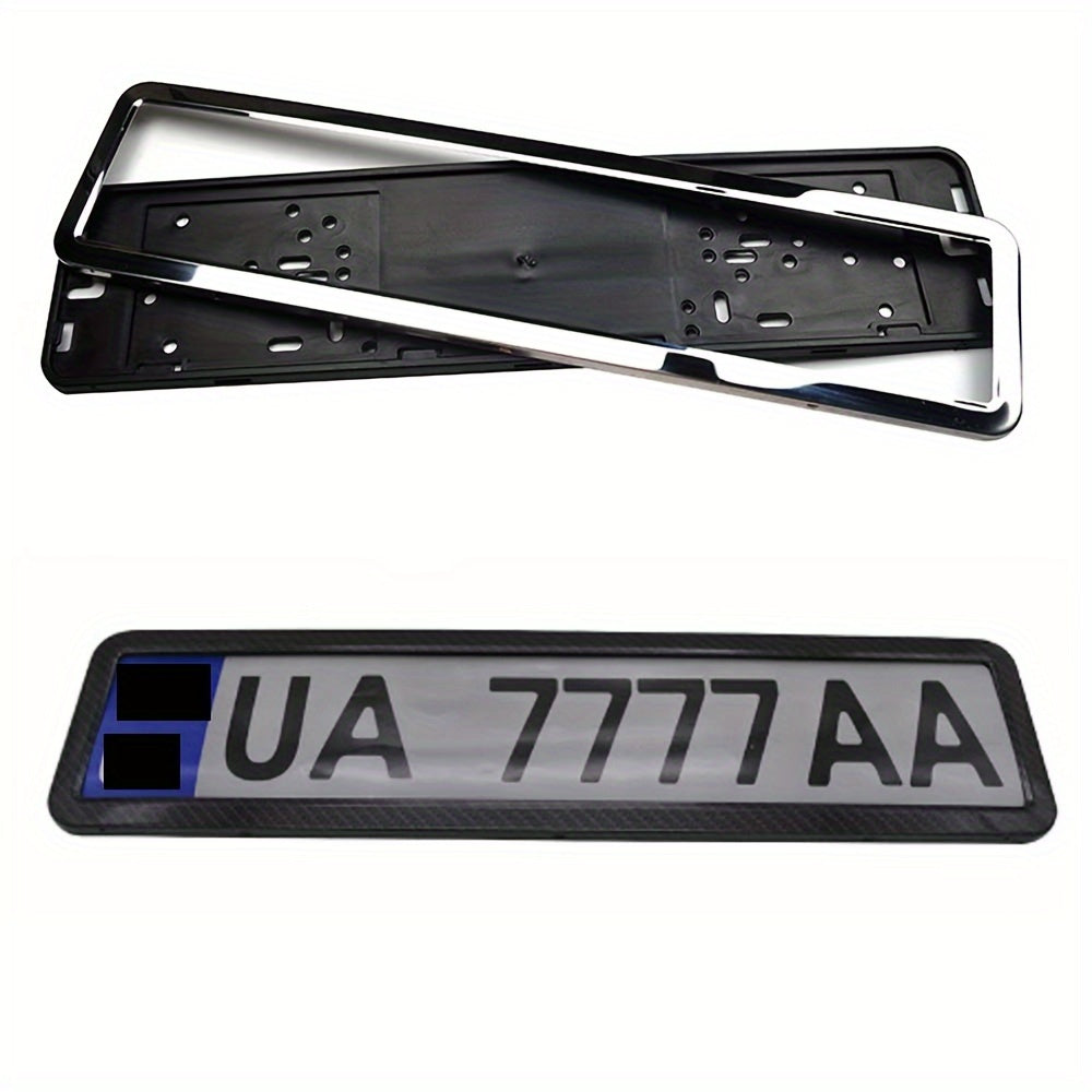 Car Euro Standard Plate Frame Waterproof Bracket Number Plate Holder