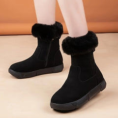 Women's Winter Snow Boots Soft Plush Warm Comfortable Slip On Winter Boots