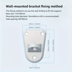 Bewiser Monitor Wall Mount Single Monitor Wall Arm For 43" Flat Curved Screens