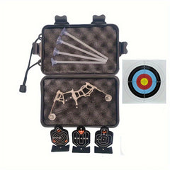 Mini Composite Bow Archery Set Stainless Steel Mini Bow Decompression Toy