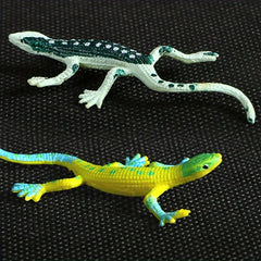 50pcs Colorful PVC Lizard and Amphibian Figurines Playset for Kids and Adults