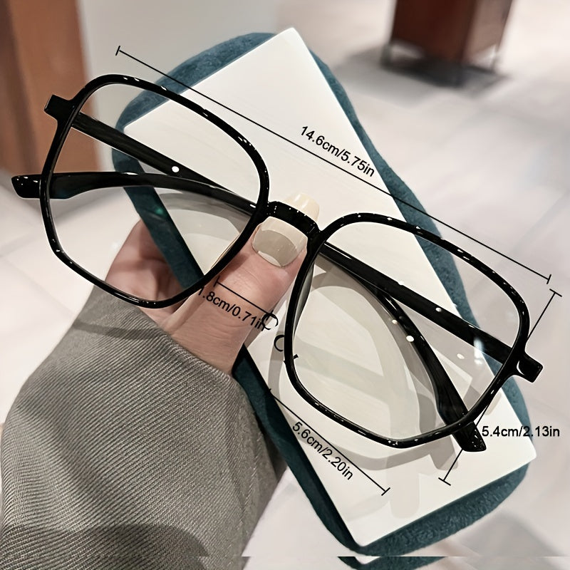 Clear Lens Glasses Women Men Anti Light Glasses