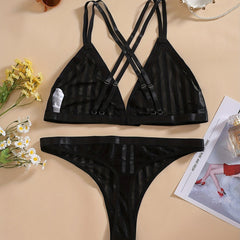 Mesh Sheer Lingerie Set