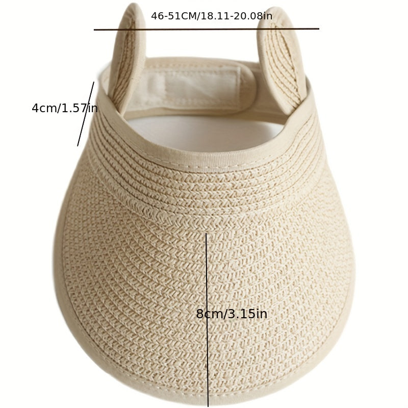 Baby Straw Hat Spring Autumn Top Hat Sunshade Breathable Duck Tongue Hat