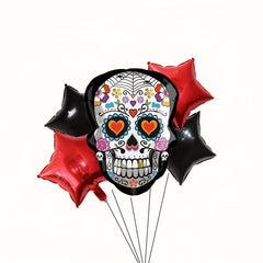 5pcs Halloween Balloons Of The Dead Foil Balloons