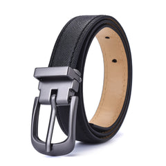 Solid Belt With Buckle For Jeans And Pants - Teenager Student