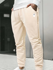 Men's Casual Ghost Print Sweatpants for Autumn