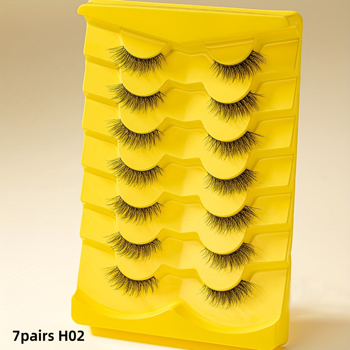 10 Pairs 8D False Eyelashes Half Eye Cat Eye Fluffy Faux Mink Soft Thick Lashes