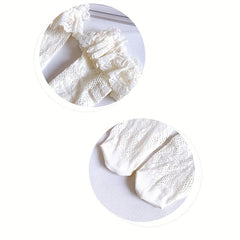Girls Ruffled Lace High Socks Princess Cosplay Dress Accessories