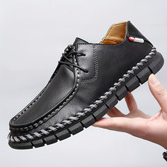 Men's Vintage Lace Up Dress Shoes Smart Casual Walking Shoes