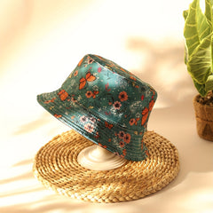 Butterfly Flower Bucket Hat for Sun Protection