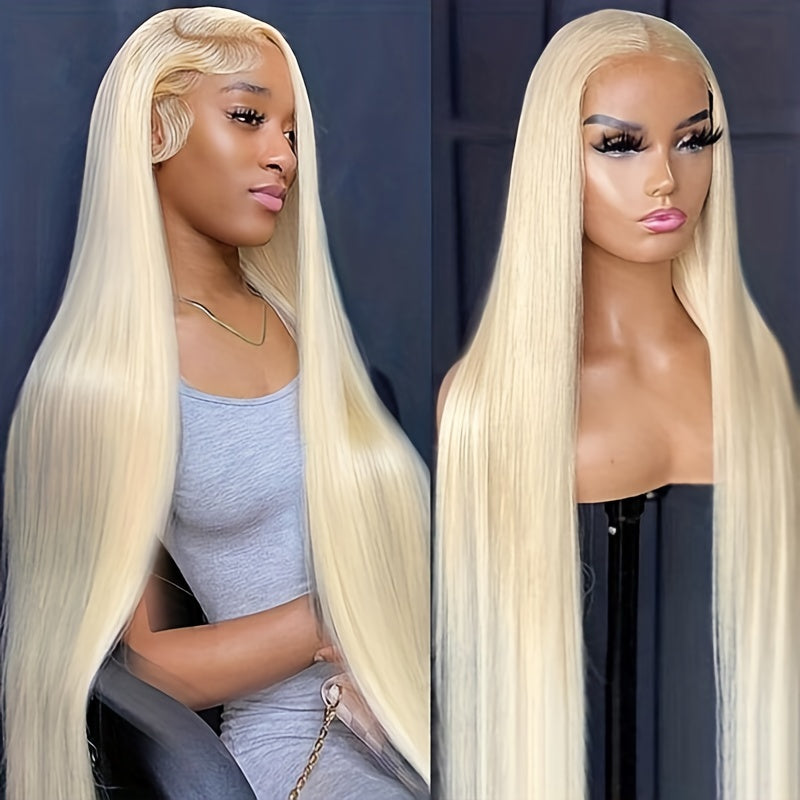 Blonde Lace Front Brazilian Virgin Human Hair Wig for Women