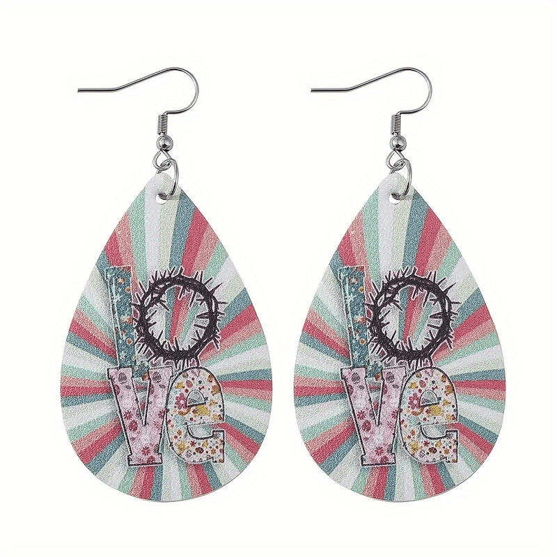 Teardrop Shape Earrings for Christmas Holiday Birthday