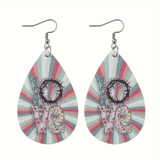 Teardrop Shape Earrings for Christmas Holiday Birthday
