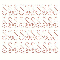 40pcs Christmas Ornament Hooks S Shaped Hangers Party Decor