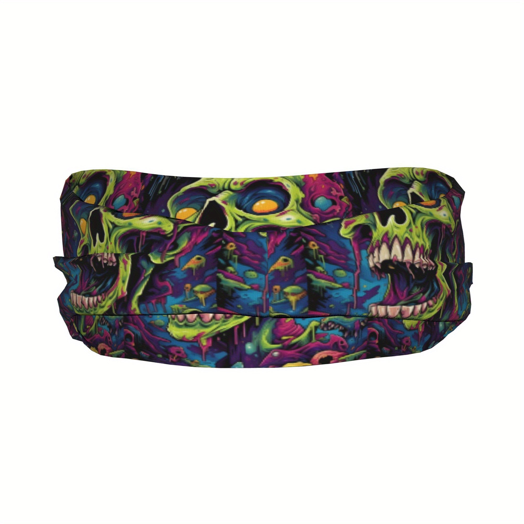 Zombie Sports Headband Sweat Wicking Stretchy Polyester