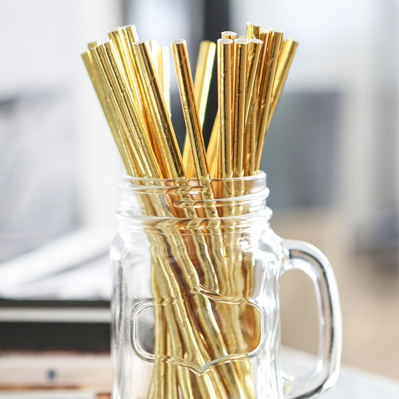 25pcs American Football Disposable Paper Straws