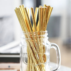 25pcs American Football Disposable Paper Straws