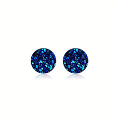 925 Silver Stud Earrings Sparkling Jewelry Gift for Girls