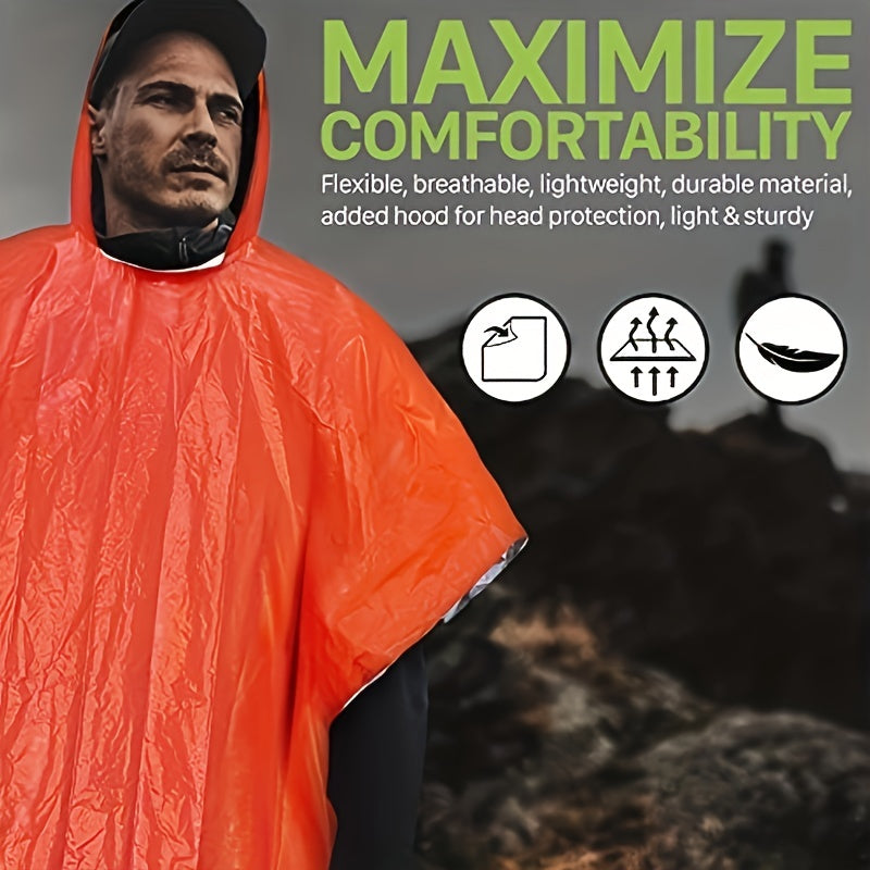Reflective First Aid Raincoat for Hiking