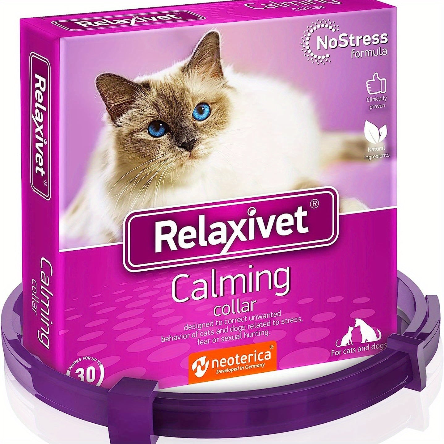 Cat Calming Collar & Anti Anxiety Feline Pheromones