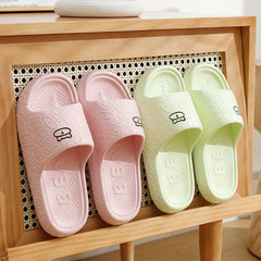 Women's Bear Pillow Slides Soft Indoor Shoes