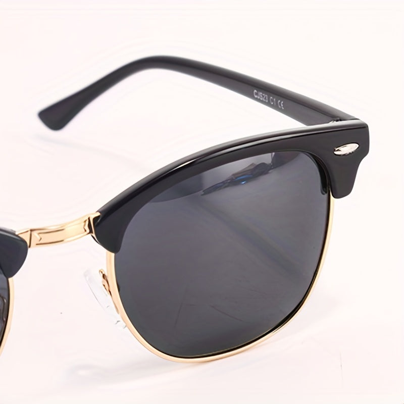 Men's Square Frame Polarized Sunglasses UV Protection
