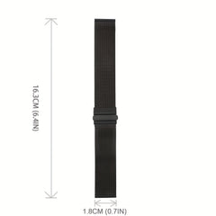 Stainless Steel Mesh Butterfly Buckle Watch Strap