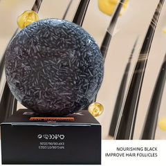 Men's Organic Darkening Shampoo Bar For Gray Hair